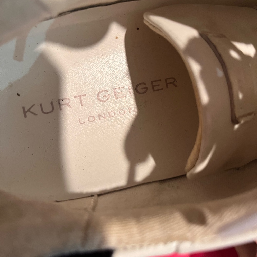 Kurt Geiger Cream High-Top Sneakers - Picture 4 of 7